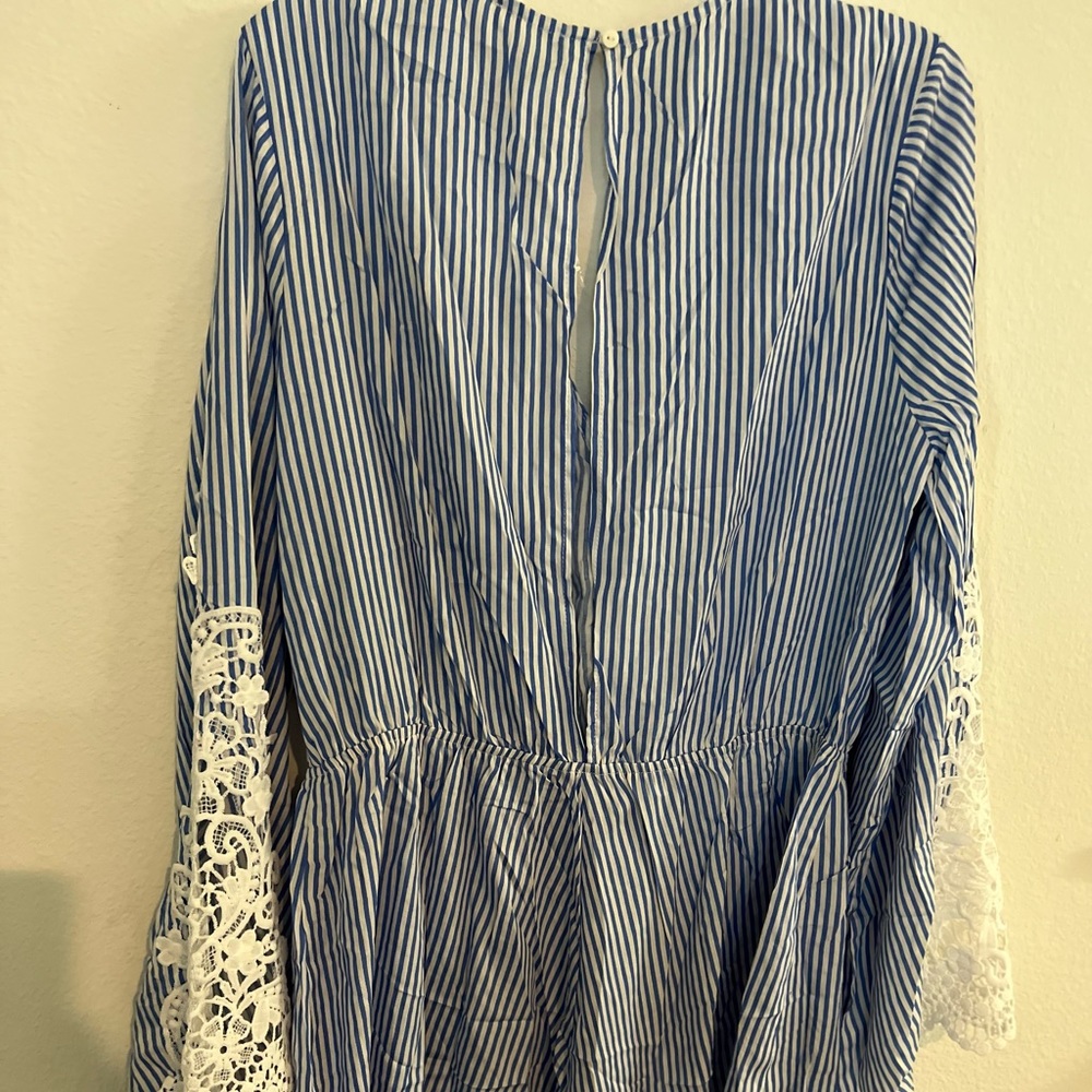 Jumpsuit short Blu Size L New